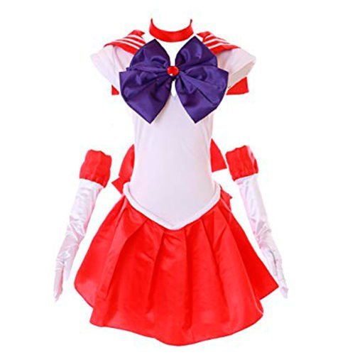 DISFRACES KAWAII SAILOR MOON COSPLAY ROJO