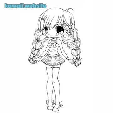 60 Dibujos Kawaii Para Colorear ️ Imagenes Para Descargar E Imprimir