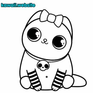 Gatos Kawaii Imagenes Y Dibujos Para Colorear