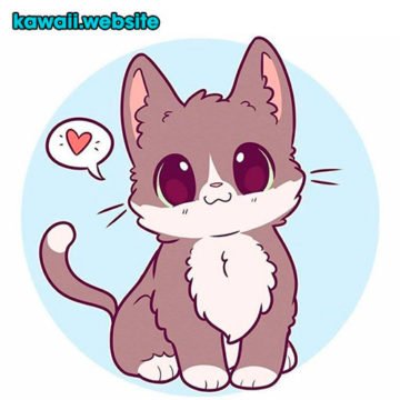 Gatos Kawaii ️ Imagenes y Dibujos Para Colorear